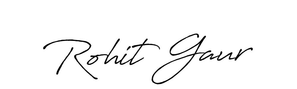 Antro_Vectra_Bolder is a professional signature style that is perfect for those who want to add a touch of class to their signature. It is also a great choice for those who want to make their signature more unique. Get Rohit Gaur name to fancy signature for free. Rohit Gaur signature style 7 images and pictures png
