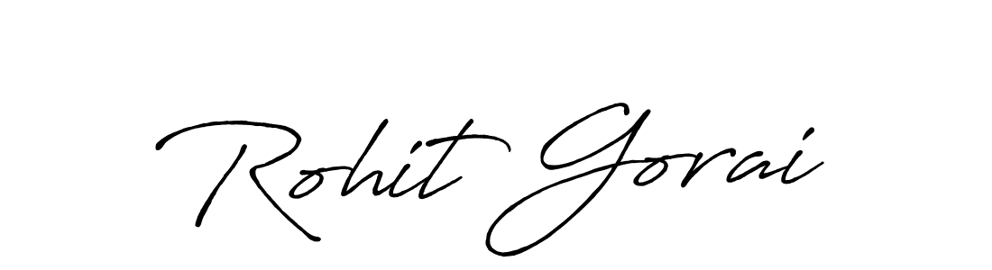 You should practise on your own different ways (Antro_Vectra_Bolder) to write your name (Rohit Gorai) in signature. don't let someone else do it for you. Rohit Gorai signature style 7 images and pictures png