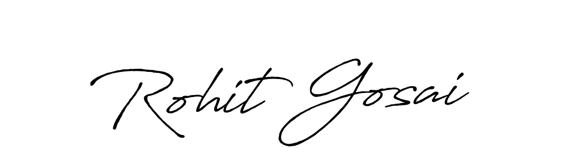 You should practise on your own different ways (Antro_Vectra_Bolder) to write your name (Rohit Gosai) in signature. don't let someone else do it for you. Rohit Gosai signature style 7 images and pictures png
