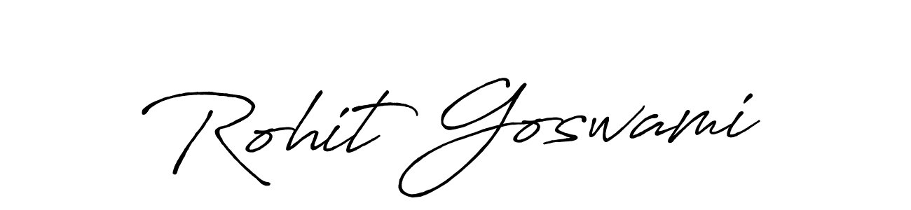 Rohit Goswami stylish signature style. Best Handwritten Sign (Antro_Vectra_Bolder) for my name. Handwritten Signature Collection Ideas for my name Rohit Goswami. Rohit Goswami signature style 7 images and pictures png