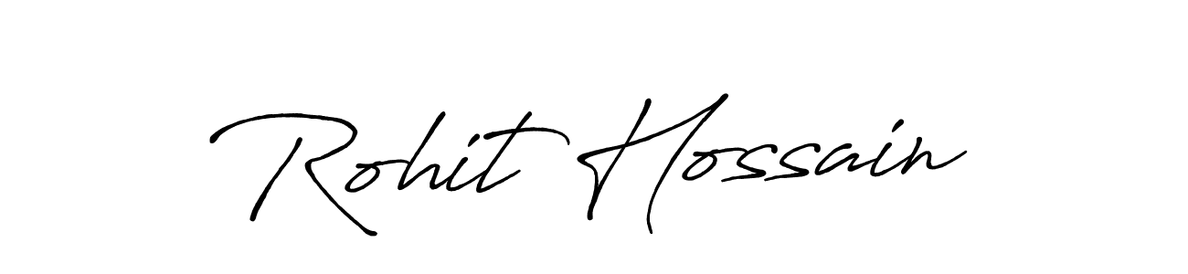 The best way (Antro_Vectra_Bolder) to make a short signature is to pick only two or three words in your name. The name Rohit Hossain include a total of six letters. For converting this name. Rohit Hossain signature style 7 images and pictures png