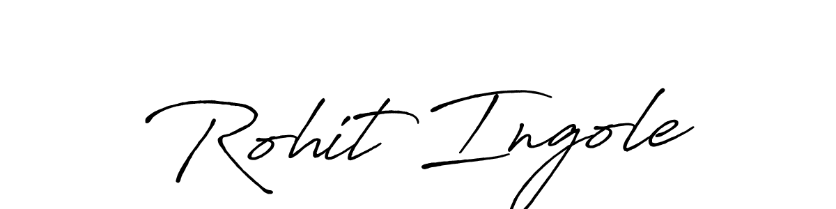 The best way (Antro_Vectra_Bolder) to make a short signature is to pick only two or three words in your name. The name Rohit Ingole include a total of six letters. For converting this name. Rohit Ingole signature style 7 images and pictures png