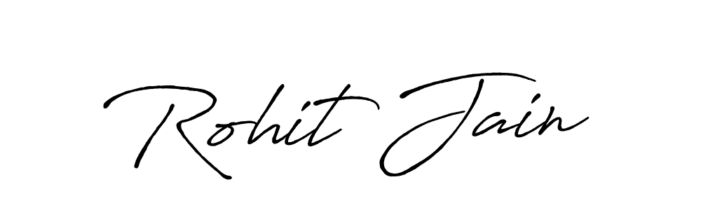 Rohit Jain stylish signature style. Best Handwritten Sign (Antro_Vectra_Bolder) for my name. Handwritten Signature Collection Ideas for my name Rohit Jain. Rohit Jain signature style 7 images and pictures png