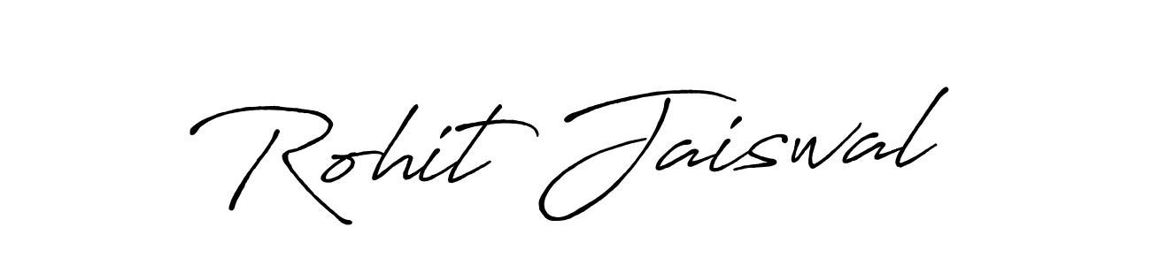 Also we have Rohit Jaiswal name is the best signature style. Create professional handwritten signature collection using Antro_Vectra_Bolder autograph style. Rohit Jaiswal signature style 7 images and pictures png