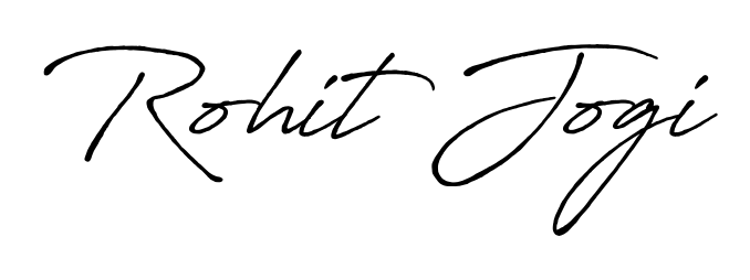 Create your official email sign-off with Rohit Jogi name in Antro_Vectra_Bolder style. Crisp, clean, and perfectly legible across all screens. Rohit Jogi signature style 7 images and pictures png