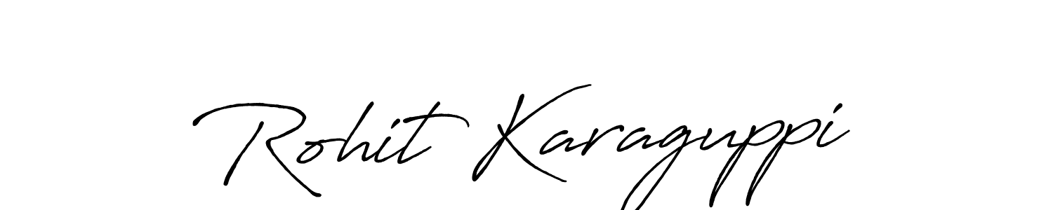 Make a beautiful signature design for name Rohit Karaguppi. Use this online signature maker to create a handwritten signature for free. Rohit Karaguppi signature style 7 images and pictures png