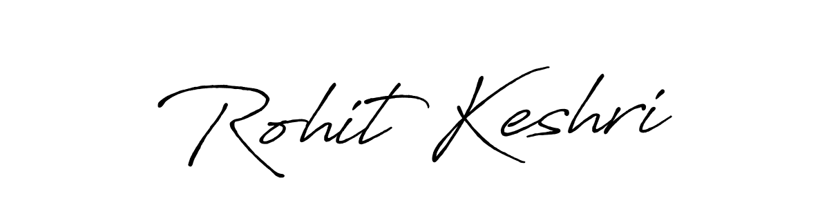 How to make Rohit Keshri signature? Antro_Vectra_Bolder is a professional autograph style. Create handwritten signature for Rohit Keshri name. Rohit Keshri signature style 7 images and pictures png