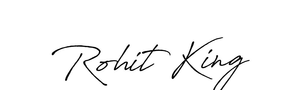 Make a short Rohit King signature style. Manage your documents anywhere anytime using Antro_Vectra_Bolder. Create and add eSignatures, submit forms, share and send files easily. Rohit King signature style 7 images and pictures png