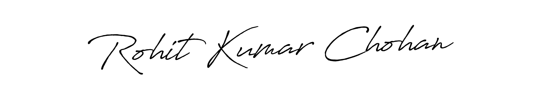Make a beautiful signature design for name Rohit Kumar Chohan. With this signature (Antro_Vectra_Bolder) style, you can create a handwritten signature for free. Rohit Kumar Chohan signature style 7 images and pictures png