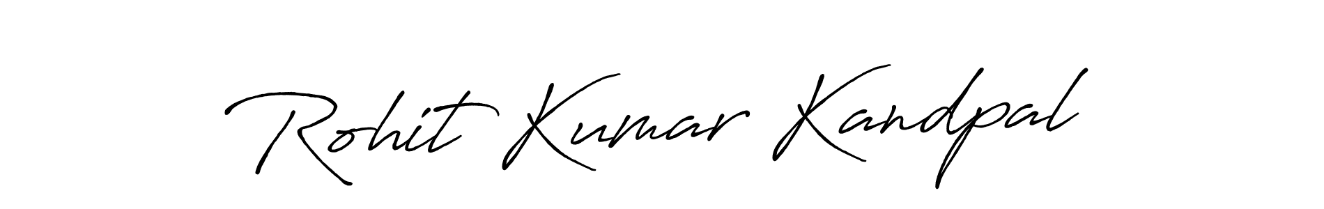 How to Draw Rohit Kumar Kandpal signature style? Antro_Vectra_Bolder is a latest design signature styles for name Rohit Kumar Kandpal. Rohit Kumar Kandpal signature style 7 images and pictures png