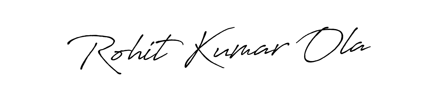 How to Draw Rohit Kumar Ola signature style? Antro_Vectra_Bolder is a latest design signature styles for name Rohit Kumar Ola. Rohit Kumar Ola signature style 7 images and pictures png