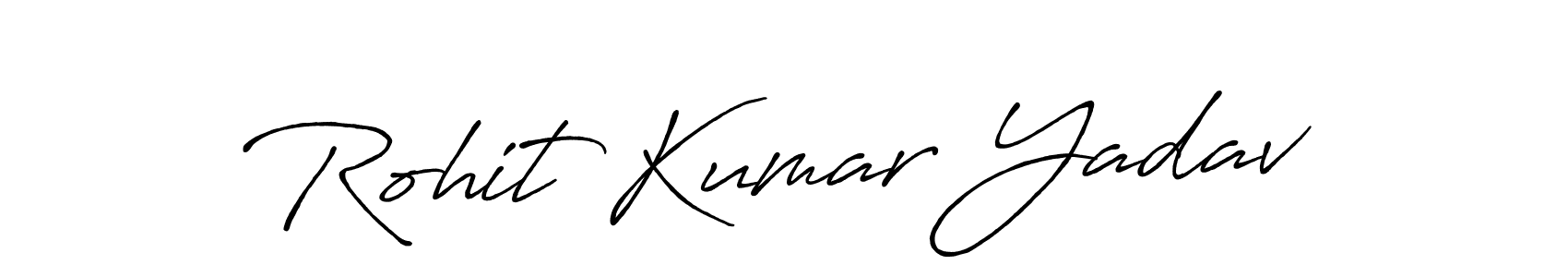 Rohit Kumar Yadav stylish signature style. Best Handwritten Sign (Antro_Vectra_Bolder) for my name. Handwritten Signature Collection Ideas for my name Rohit Kumar Yadav. Rohit Kumar Yadav signature style 7 images and pictures png