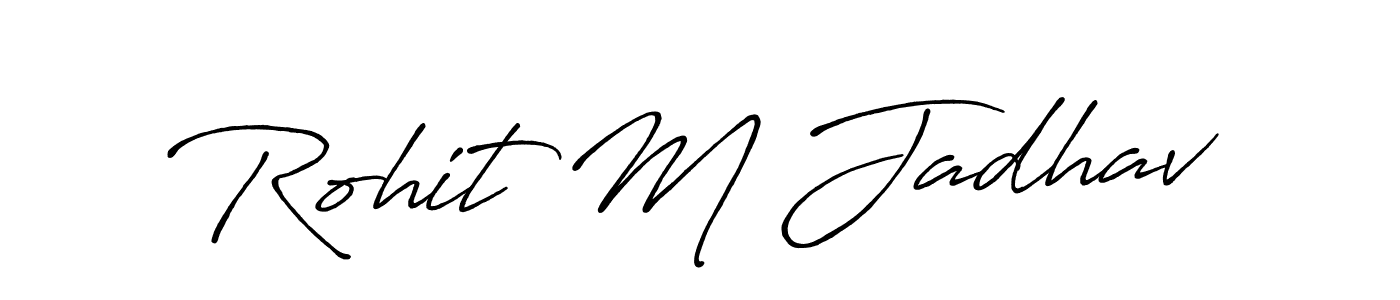 Make a beautiful signature design for name Rohit M Jadhav. Use this online signature maker to create a handwritten signature for free. Rohit M Jadhav signature style 7 images and pictures png