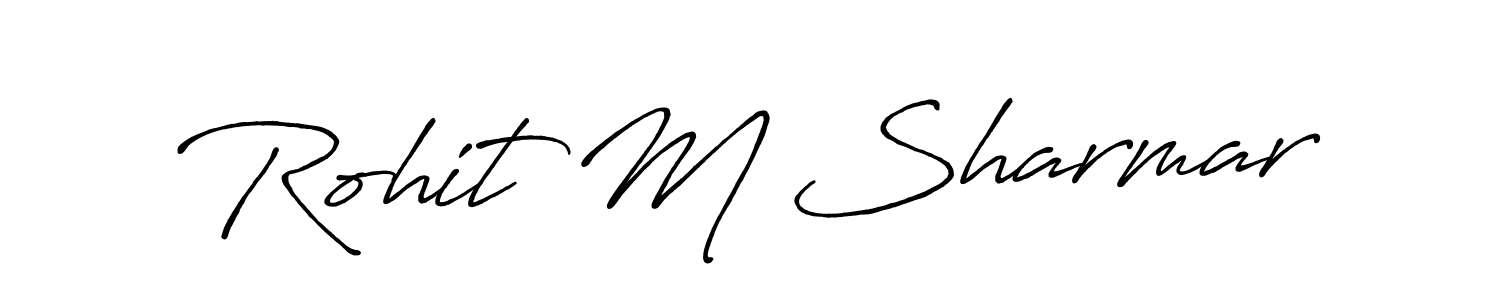 Design your own signature with our free online signature maker. With this signature software, you can create a handwritten (Antro_Vectra_Bolder) signature for name Rohit M Sharmar. Rohit M Sharmar signature style 7 images and pictures png