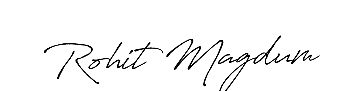 Best and Professional Signature Style for Rohit Magdum. Antro_Vectra_Bolder Best Signature Style Collection. Rohit Magdum signature style 7 images and pictures png