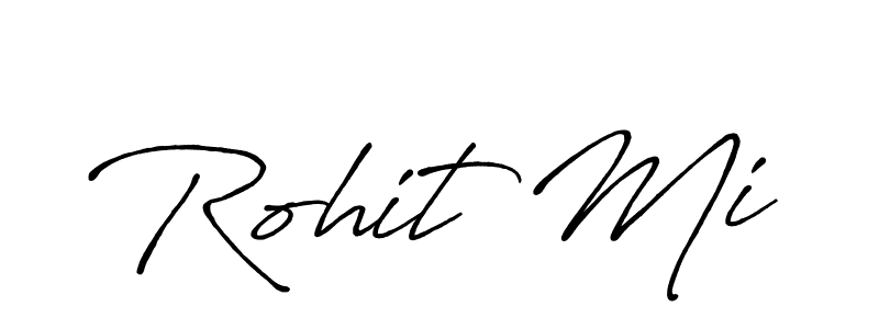 You can use this online signature creator to create a handwritten signature for the name Rohit Mi. This is the best online autograph maker. Rohit Mi signature style 7 images and pictures png