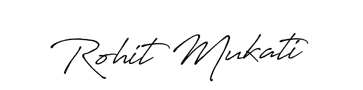 Also we have Rohit Mukati name is the best signature style. Create professional handwritten signature collection using Antro_Vectra_Bolder autograph style. Rohit Mukati signature style 7 images and pictures png