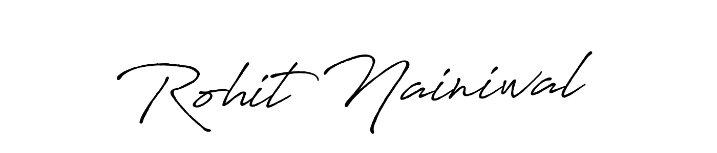 if you are searching for the best signature style for your name Rohit Nainiwal. so please give up your signature search. here we have designed multiple signature styles  using Antro_Vectra_Bolder. Rohit Nainiwal signature style 7 images and pictures png