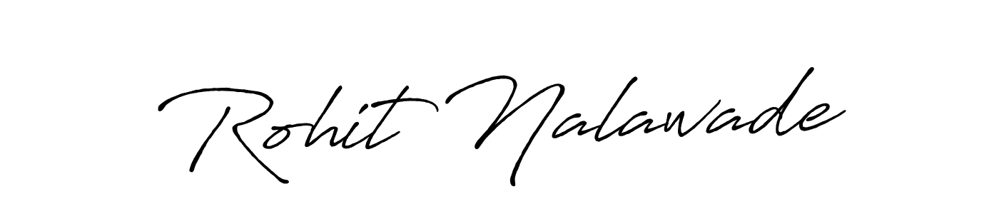 Rohit Nalawade stylish signature style. Best Handwritten Sign (Antro_Vectra_Bolder) for my name. Handwritten Signature Collection Ideas for my name Rohit Nalawade. Rohit Nalawade signature style 7 images and pictures png