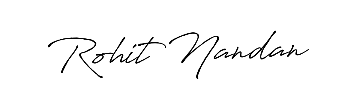This is the best signature style for the Rohit Nandan name. Also you like these signature font (Antro_Vectra_Bolder). Mix name signature. Rohit Nandan signature style 7 images and pictures png