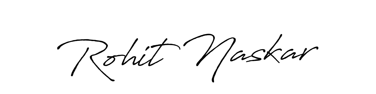 Also we have Rohit Naskar name is the best signature style. Create professional handwritten signature collection using Antro_Vectra_Bolder autograph style. Rohit Naskar signature style 7 images and pictures png
