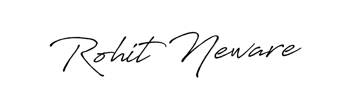 Also we have Rohit Neware name is the best signature style. Create professional handwritten signature collection using Antro_Vectra_Bolder autograph style. Rohit Neware signature style 7 images and pictures png
