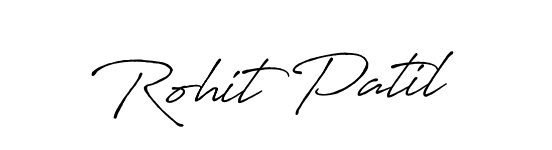 Rohit Patil stylish signature style. Best Handwritten Sign (Antro_Vectra_Bolder) for my name. Handwritten Signature Collection Ideas for my name Rohit Patil. Rohit Patil signature style 7 images and pictures png