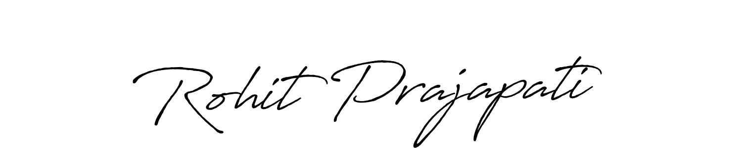Make a short Rohit Prajapati signature style. Manage your documents anywhere anytime using Antro_Vectra_Bolder. Create and add eSignatures, submit forms, share and send files easily. Rohit Prajapati signature style 7 images and pictures png
