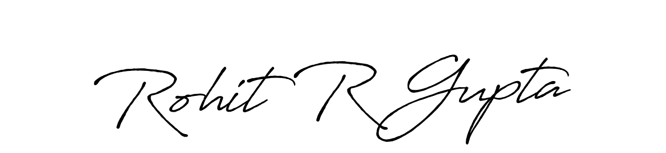 How to make Rohit R Gupta signature? Antro_Vectra_Bolder is a professional autograph style. Create handwritten signature for Rohit R Gupta name. Rohit R Gupta signature style 7 images and pictures png