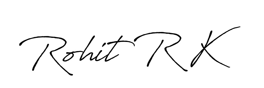 You should practise on your own different ways (Antro_Vectra_Bolder) to write your name (Rohit R K) in signature. don't let someone else do it for you. Rohit R K signature style 7 images and pictures png