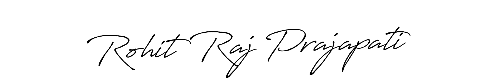 It looks lik you need a new signature style for name Rohit Raj Prajapati. Design unique handwritten (Antro_Vectra_Bolder) signature with our free signature maker in just a few clicks. Rohit Raj Prajapati signature style 7 images and pictures png