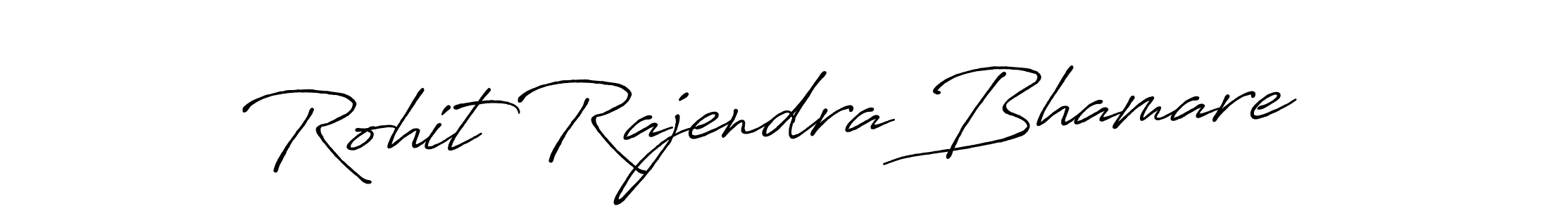 Create a beautiful signature design for name Rohit Rajendra Bhamare. With this signature (Antro_Vectra_Bolder) fonts, you can make a handwritten signature for free. Rohit Rajendra Bhamare signature style 7 images and pictures png