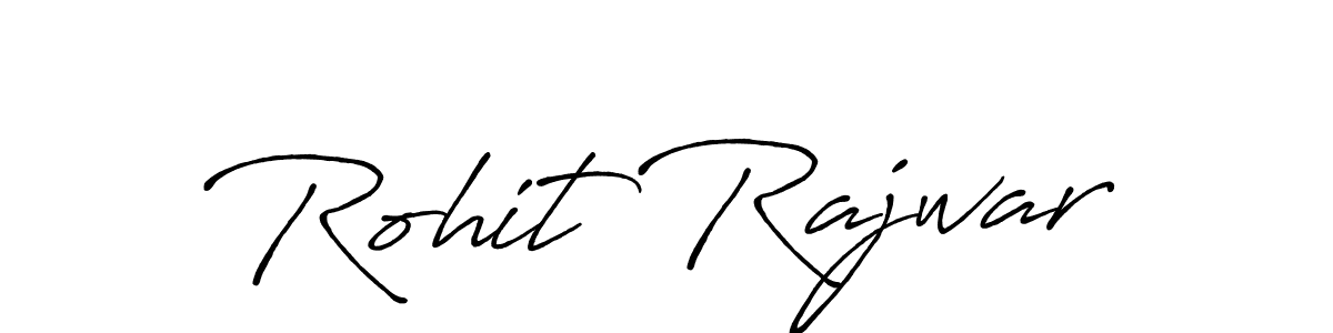 Also we have Rohit Rajwar name is the best signature style. Create professional handwritten signature collection using Antro_Vectra_Bolder autograph style. Rohit Rajwar signature style 7 images and pictures png