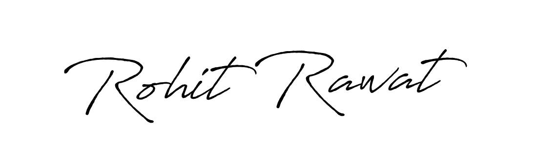 Use a signature maker to create a handwritten signature online. With this signature software, you can design (Antro_Vectra_Bolder) your own signature for name Rohit Rawat. Rohit Rawat signature style 7 images and pictures png