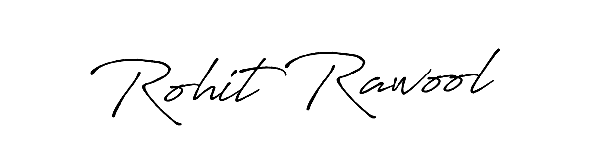 Make a beautiful signature design for name Rohit Rawool. With this signature (Antro_Vectra_Bolder) style, you can create a handwritten signature for free. Rohit Rawool signature style 7 images and pictures png