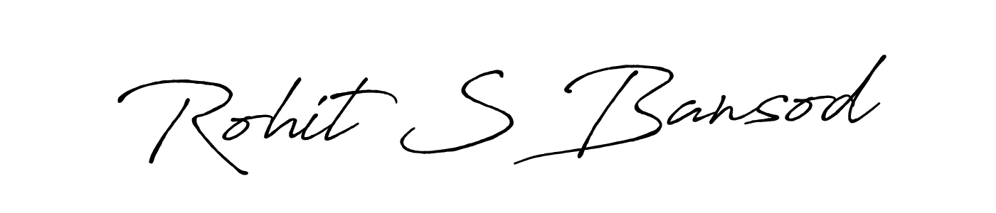Best and Professional Signature Style for Rohit S Bansod. Antro_Vectra_Bolder Best Signature Style Collection. Rohit S Bansod signature style 7 images and pictures png