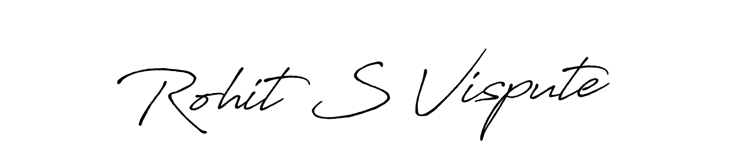 Use a signature maker to create a handwritten signature online. With this signature software, you can design (Antro_Vectra_Bolder) your own signature for name Rohit S Vispute. Rohit S Vispute signature style 7 images and pictures png