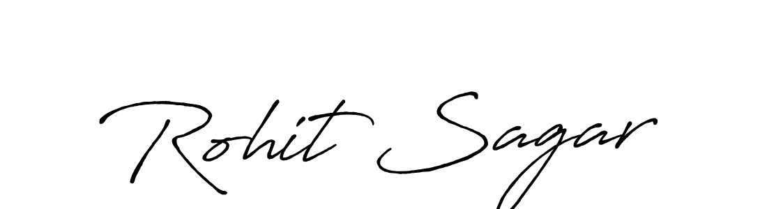 Use a signature maker to create a handwritten signature online. With this signature software, you can design (Antro_Vectra_Bolder) your own signature for name Rohit Sagar. Rohit Sagar signature style 7 images and pictures png