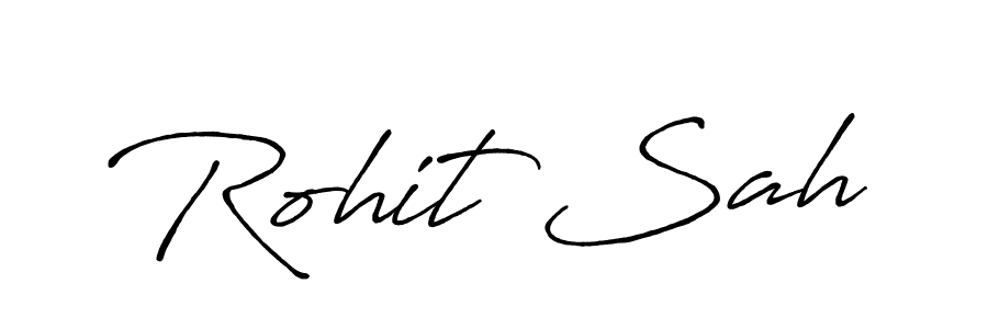 Design your own signature with our free online signature maker. With this signature software, you can create a handwritten (Antro_Vectra_Bolder) signature for name Rohit Sah. Rohit Sah signature style 7 images and pictures png