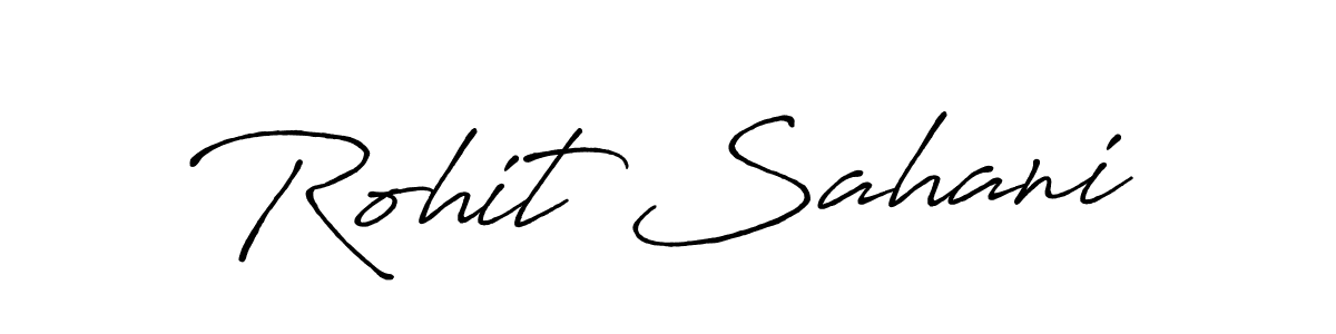 Similarly Antro_Vectra_Bolder is the best handwritten signature design. Signature creator online .You can use it as an online autograph creator for name Rohit Sahani. Rohit Sahani signature style 7 images and pictures png