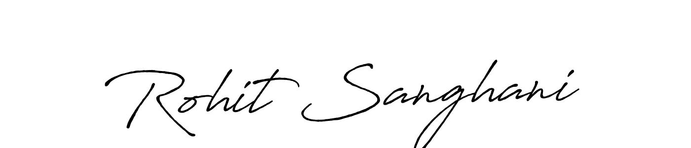 Make a beautiful signature design for name Rohit Sanghani. Use this online signature maker to create a handwritten signature for free. Rohit Sanghani signature style 7 images and pictures png