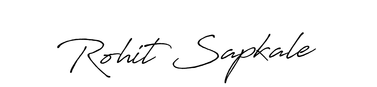 Make a beautiful signature design for name Rohit Sapkale. With this signature (Antro_Vectra_Bolder) style, you can create a handwritten signature for free. Rohit Sapkale signature style 7 images and pictures png