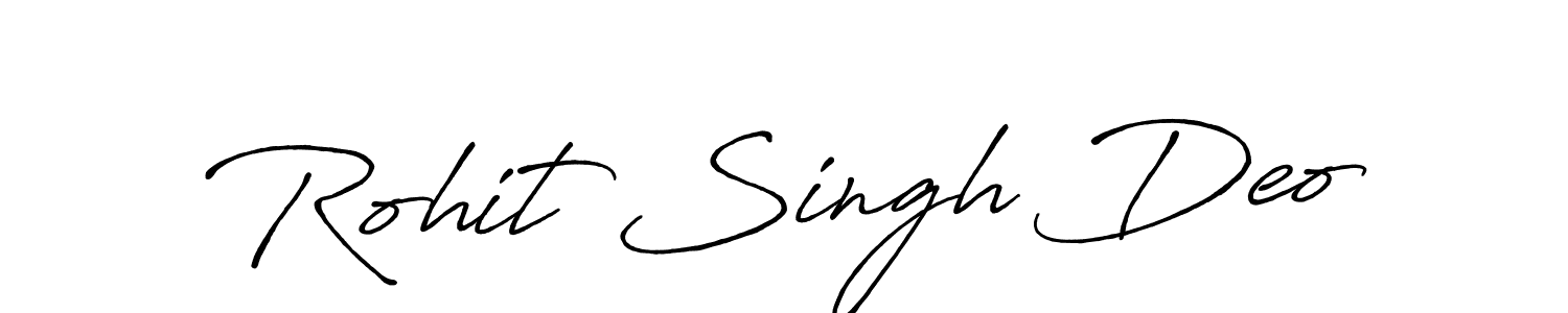 It looks lik you need a new signature style for name Rohit Singh Deo. Design unique handwritten (Antro_Vectra_Bolder) signature with our free signature maker in just a few clicks. Rohit Singh Deo signature style 7 images and pictures png