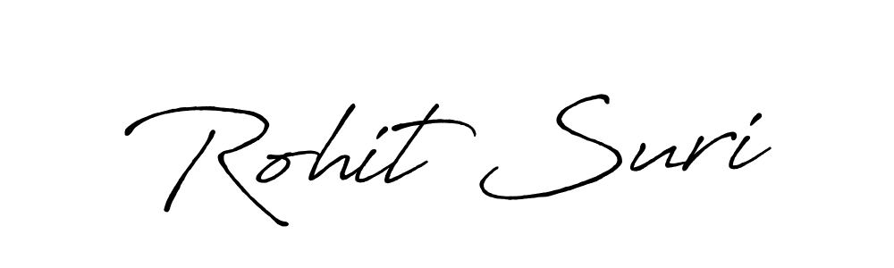 Similarly Antro_Vectra_Bolder is the best handwritten signature design. Signature creator online .You can use it as an online autograph creator for name Rohit Suri. Rohit Suri signature style 7 images and pictures png