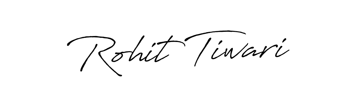 Rohit Tiwari stylish signature style. Best Handwritten Sign (Antro_Vectra_Bolder) for my name. Handwritten Signature Collection Ideas for my name Rohit Tiwari. Rohit Tiwari signature style 7 images and pictures png