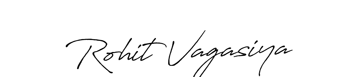 Use a signature maker to create a handwritten signature online. With this signature software, you can design (Antro_Vectra_Bolder) your own signature for name Rohit Vagasiya. Rohit Vagasiya signature style 7 images and pictures png