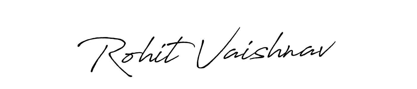 Also we have Rohit Vaishnav name is the best signature style. Create professional handwritten signature collection using Antro_Vectra_Bolder autograph style. Rohit Vaishnav signature style 7 images and pictures png