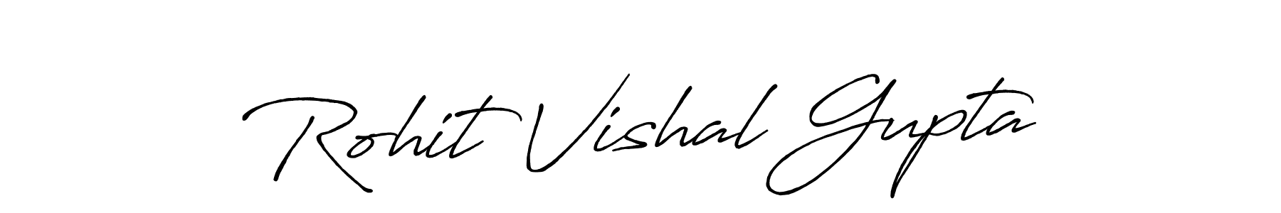 Design your own signature with our free online signature maker. With this signature software, you can create a handwritten (Antro_Vectra_Bolder) signature for name Rohit Vishal Gupta. Rohit Vishal Gupta signature style 7 images and pictures png
