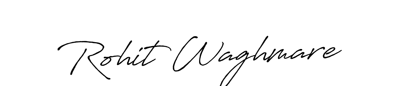 Rohit Waghmare stylish signature style. Best Handwritten Sign (Antro_Vectra_Bolder) for my name. Handwritten Signature Collection Ideas for my name Rohit Waghmare. Rohit Waghmare signature style 7 images and pictures png