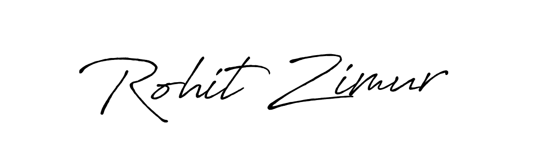 Antro_Vectra_Bolder is a professional signature style that is perfect for those who want to add a touch of class to their signature. It is also a great choice for those who want to make their signature more unique. Get Rohit Zimur name to fancy signature for free. Rohit Zimur signature style 7 images and pictures png